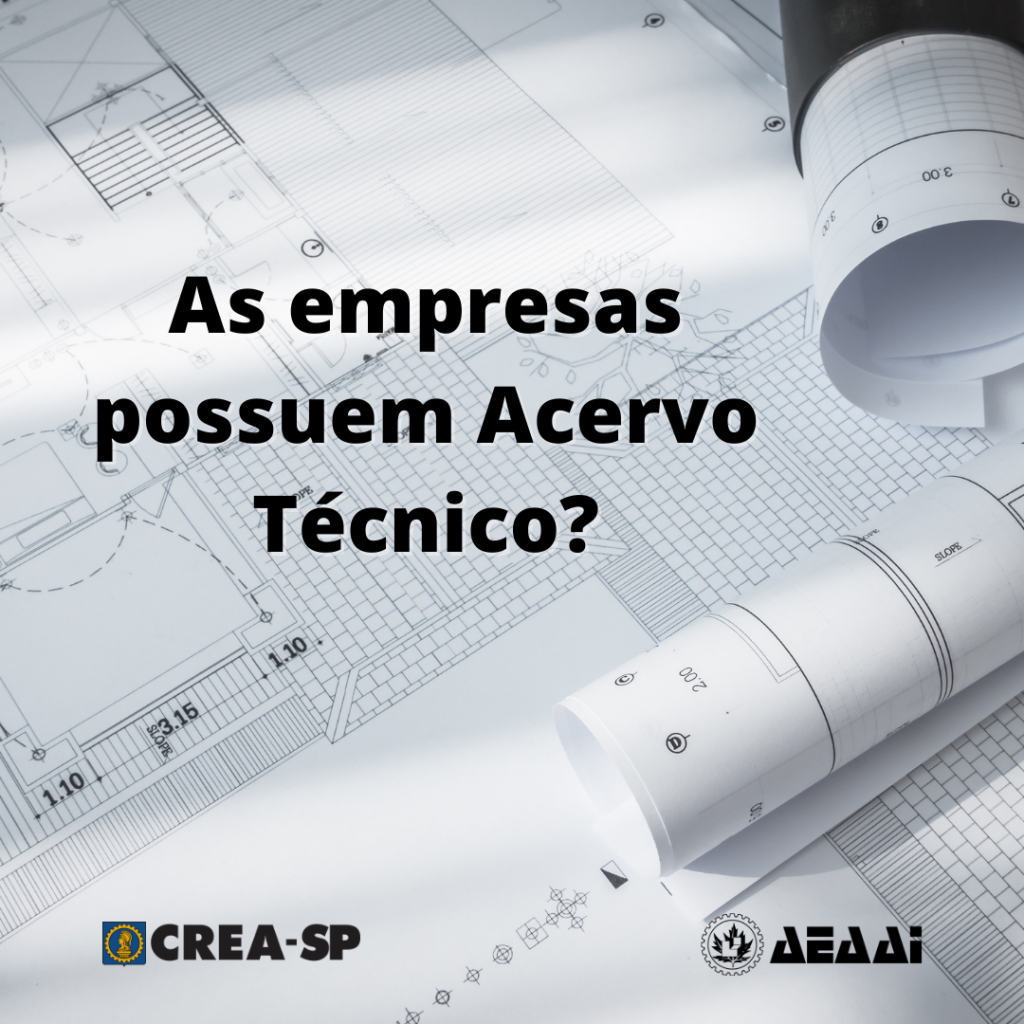 As empresas possuem Acervo Técnico?