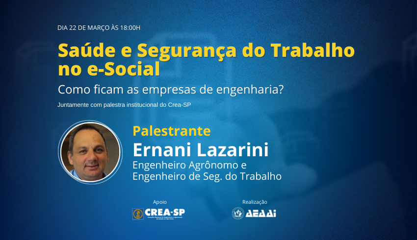 Palestra Saúde e Segurança do Trabalho no e-Social