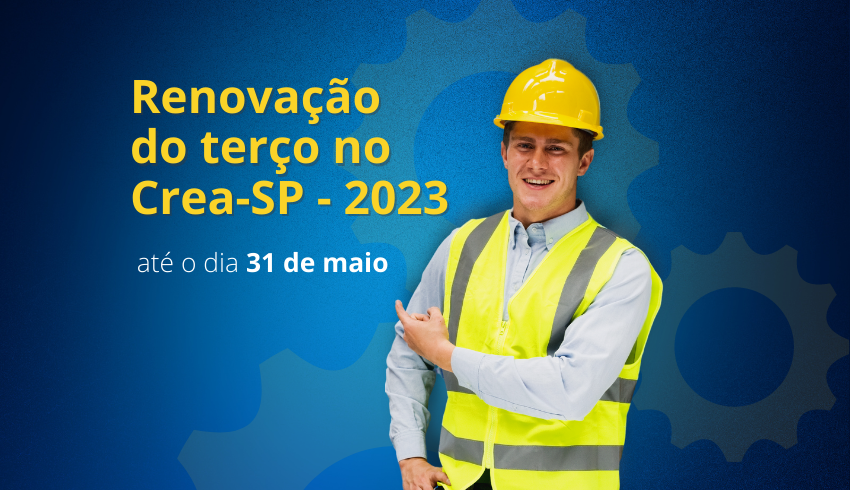 Renovação do Terço e Representação no Plenário do Crea-SP para 2023